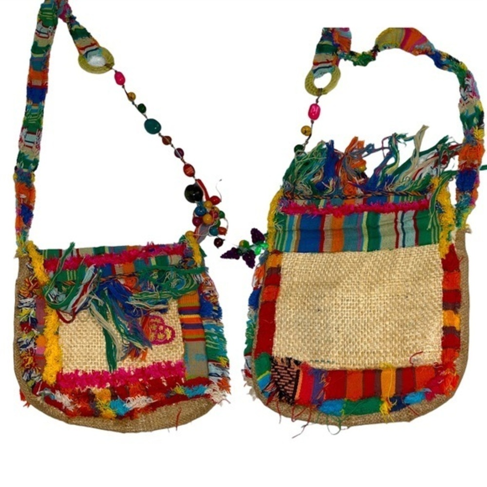 One of a Kind Festive Bohemian Handmade Shoulder Bag